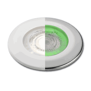 F-19 LED downlight m/Grønt nattlys