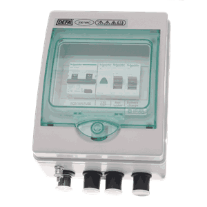 Defa El-Central 230VAC PlugIn 1 x In / 3 x Outl