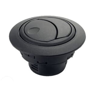 Luftutslipp dyse vridbar 55mm sort Kinox