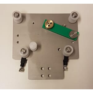 Transport mechanism compl. With rolls. Stainless steel