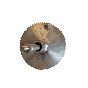 Spindlenut w/thrust bearing, wheel, hollowshaft and sprocket