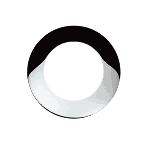 Downlightring chrome for F-19 mini