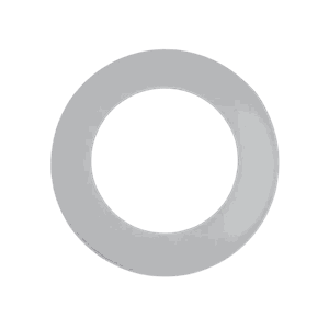 Downlightring grå for F-19 mini