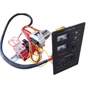 Nødstrømstavle med 3 utganger 12V