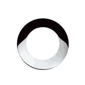 F-19 LED downlightring Chrome