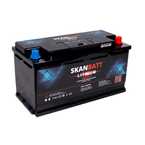 SKANBATT V2 Lithium HEAT Batteri 12V 180AH 150A BMS - Bluetooth