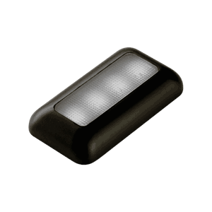 F-5 LED cw Svart 12V IP65