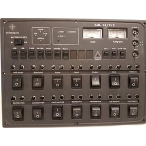 Sikringsskap m/ kontoller 12V