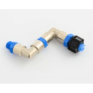 Nozzle with brass and PVC parts complete