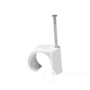 Clips TC 10-14 HVIT ( 100 stk )