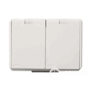 Stikkkontakt 1090U PT PÅV.M/KLAPPLOKK ELKO AS