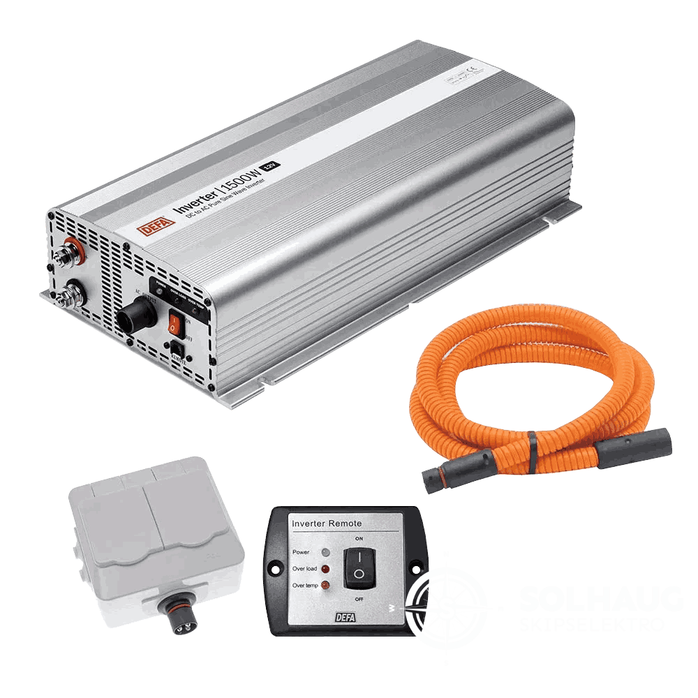 Inverter pakke 1 - 300W/12V - Solhaug Skipselektro AS