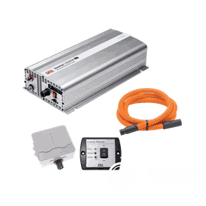 Inverter pakke 7 1500W/24V m/ fj.kontr, 2m Plug-in, dbl. veg