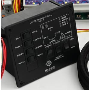 Panel til lanternekontroll SOL 8 12/24V
